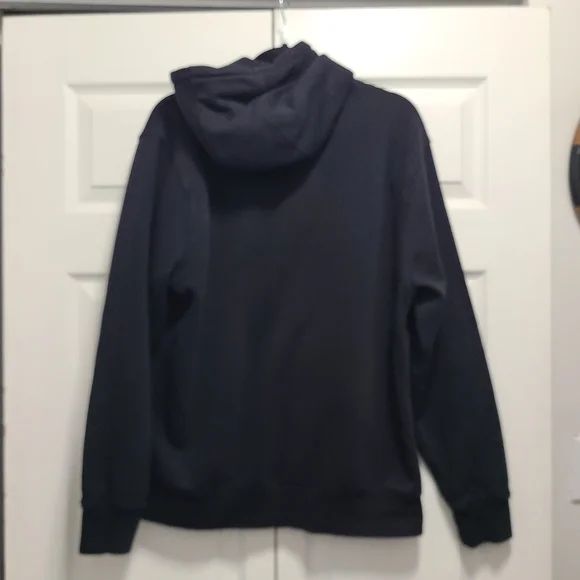 Nike Men's Hoodie in‎ Black FLAW HOLE IN FRONT SZ M - Picture 2 of 9
